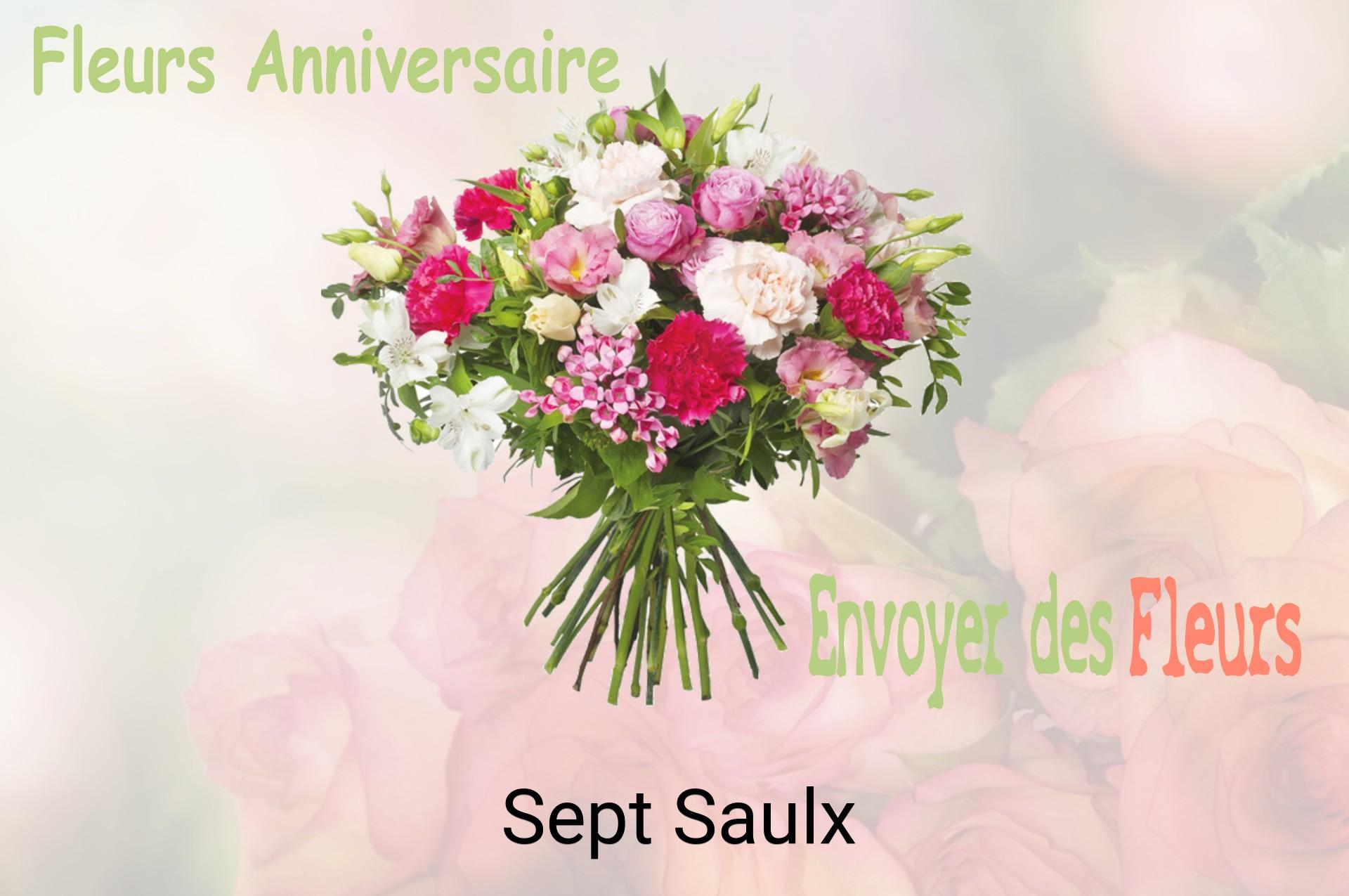 Bouquet de fleurs d’anniversaire livré à Sept-Saulx
